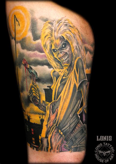 Eddie Iron Maiden tattoo,Eddie killers tattoo by Lonis #lonistattoo www.lonistattoo.com | Iron ...