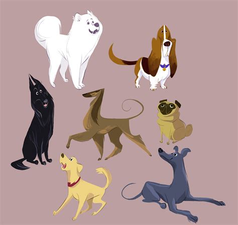 ArtStation - Dog Character Designs