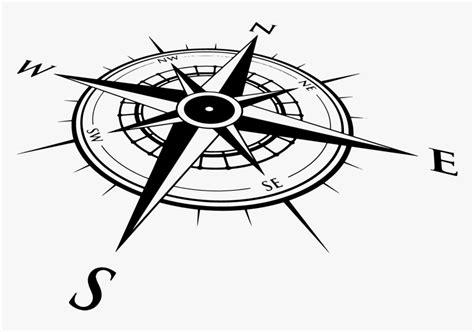 Compass Rose Clip Art - Compass Rose Png Transparent Background, Png Download , Transparent Png ...