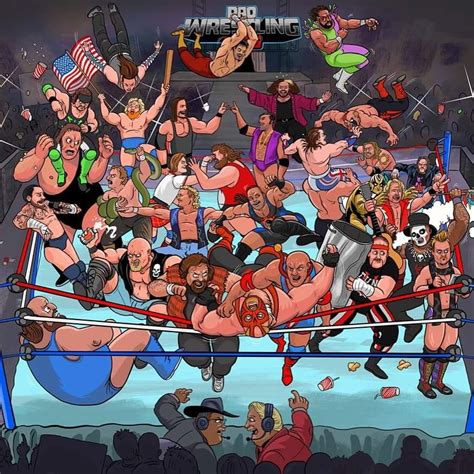 Pin by tad young on wrestling stuffs | Wrestling posters, Cartoon art ...