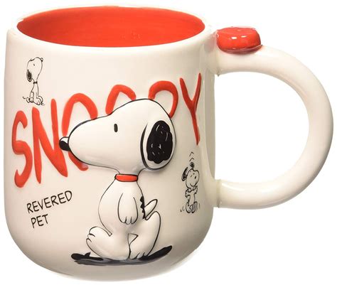 Amazon.com: Westland Giftware Stoneware Mug, Snoopy, 14 oz, Multicolor ...