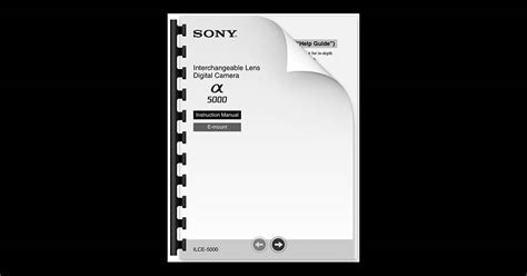 Sony a5000 Manual (PDF) Download - Alpha Shooters