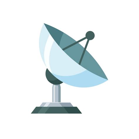 Radar dish antenna vector 16182128 Vector Art at Vecteezy