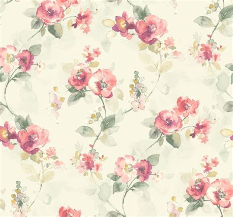 Buy Rose Wallpaper Floral Wallpaper Chinoiserie Wallpaper Vintage Wallpaper Victorian Wallpaper ...