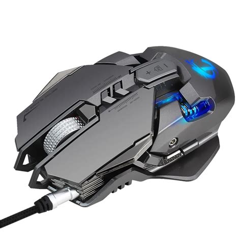 Professional Gamer Wired Gaming Mouse 4000 DPI LED Optical USB Ergonomic Computer Mouse G7 Game ...