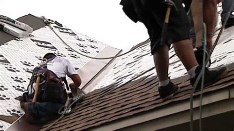 Asphalt Roof Shingle Installation by Lindus Construction - 4 of 6 - YouTube