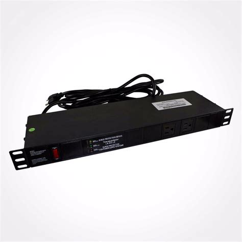 1U Rack Mount Power Distribution Unit with 12 AC Outlet – FireFold