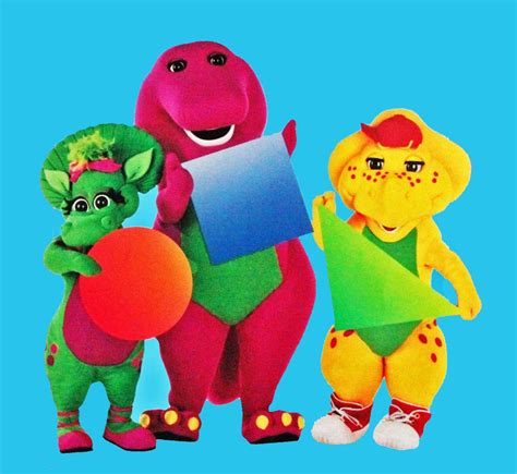 Barney and Friends Holding Shapes by JeremyCrispo19 on DeviantArt