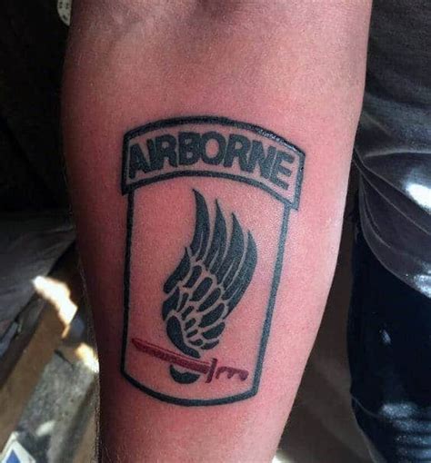 30 Airborne Tattoos For Men - Military Ink Design Ideas