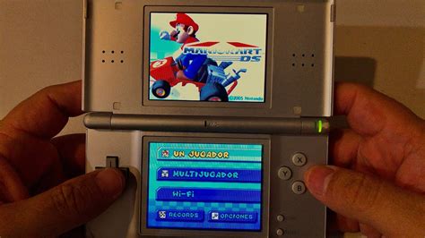 Mario Kart DS gameplay en Nintendo DS Lite - YouTube