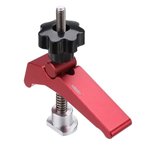 Aluminum Alloy Quick Acting Hold Down Clamp T-Slot T-Track Clamp Set Woodworking Tool - Online ...