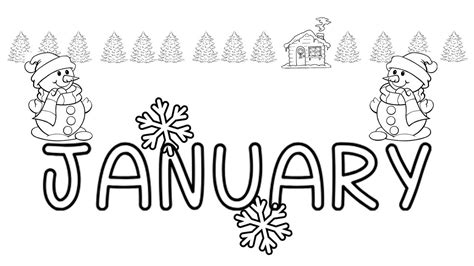 Months of the Year Coloring Pages - Classroom Doodles | Aidan