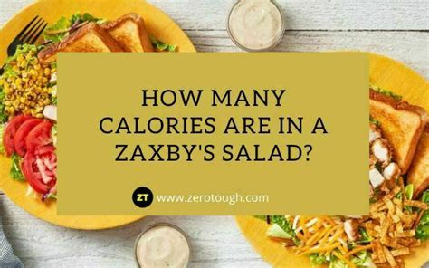 How Many Calories Are in a Zaxby's Salad?