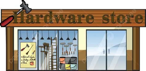 A Hardware Store Clip Art Store Illustration Vector, Clip Art, Store, Illustration PNG and ...