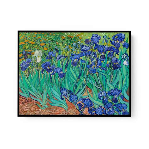 Irises (1889) by Vincent Van Gogh Wall Art