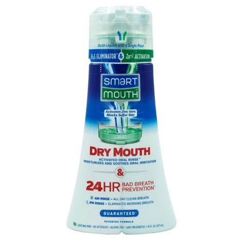 Smartmouth Dry Mouth Mouthwash Re-hydrating Oral Rinse For Dry Mouth ...