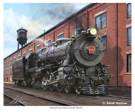 Pennsylvania Railroad K4 Pacific – Mark Karvon Art Studios