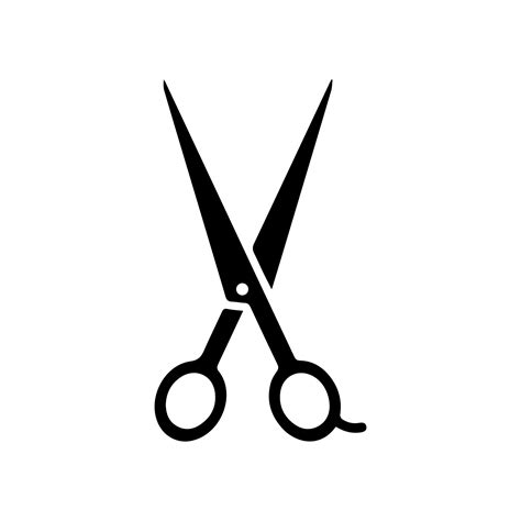 Comb and scissors icon. Scissors hairbrush vector illustration, Hair ...