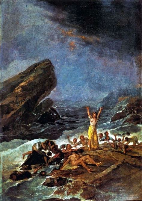 Description of the painting by Francisco de Goya “Shipwreck” ️ ...