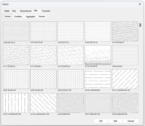 Hatch Patterns