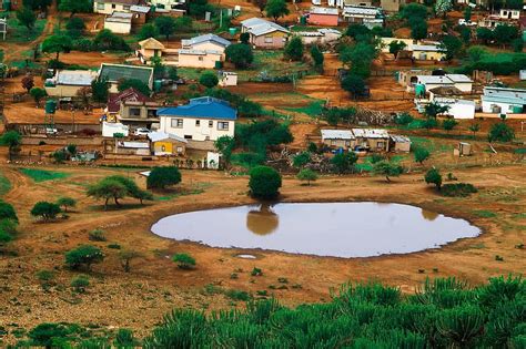 limpopo, village, rural, mountain, countryside, landscape, green ...