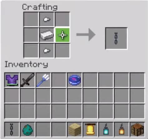 How To Make Chain In Minecraft