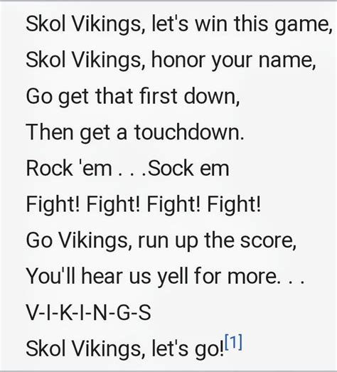 Skol Vikings Song With Words - Letter Words Unleashed - Exploring The Beauty Of Language