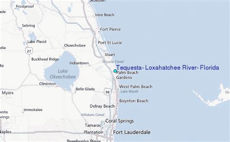 Tequesta, Loxahatchee River, Florida Tide Station Location Guide