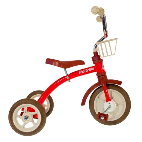 Tricycle with basket Red Italtrike Toys and Hobbies Children