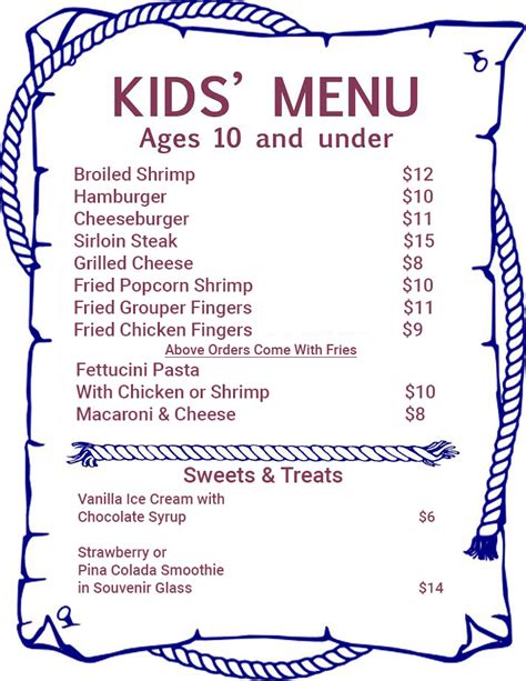 Children's Menu