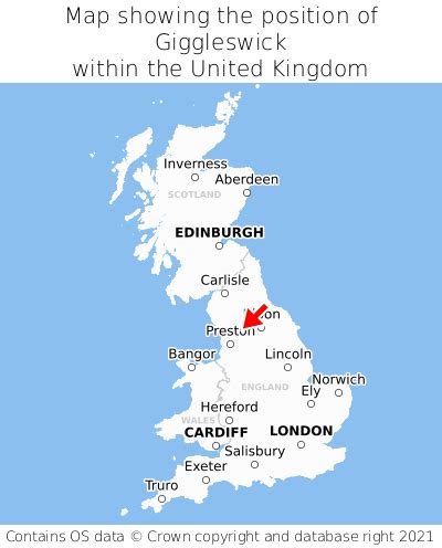 Where is Giggleswick? Giggleswick on a map