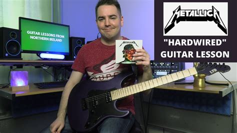 Metallica - Hardwired Guitar Lesson with Solo and Tabs - YouTube