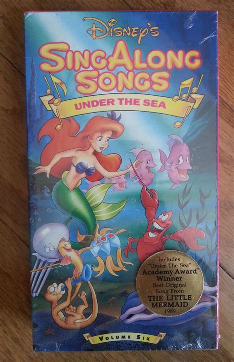 Disney 039 s Sing Along Songs The Little Mermaid Under The Sea VHS 1990 | eBay