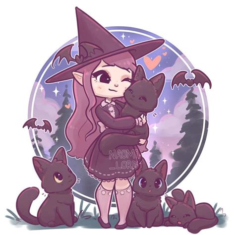 🌙Getting into the spooky spirit with a slightly more halloweeny witch! 🌙 (With a lot of cats ...