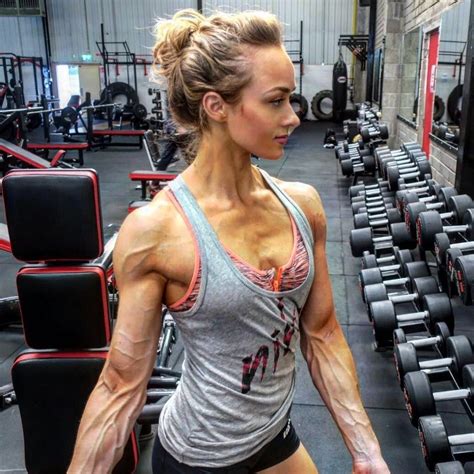 veiny female bodybuilder arms | Body building women, Build lean muscle women, Muscle women