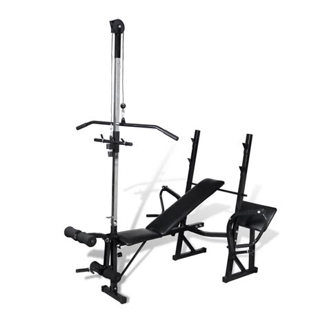 Home Gym Fitness Workout Bench for Whole Body Exercise Leg Arms Back Curl Pull - Walmart.com ...