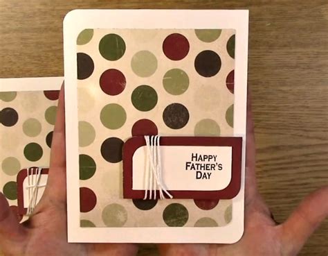 Father's Day Card - Think Outside of the Box - Fun w Shapes - Clear Stamps and Crafting Products