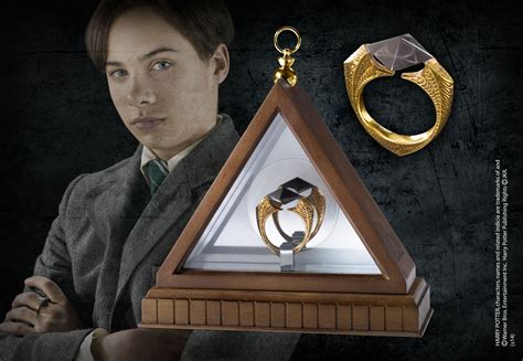 The Horcrux Ring Display — The Noble Collection UK | Noble collection harry potter, Harry potter ...