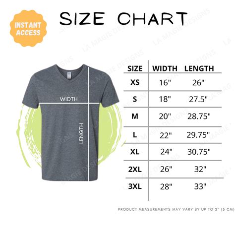 Gildan Soft Style Shirt Size Chart