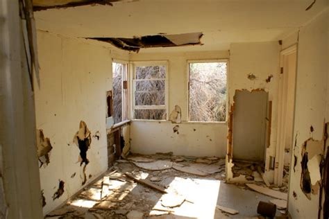 Interior Of Broken Down House Free Stock Photo - Public Domain Pictures