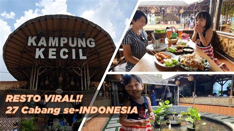 VIRAL! KAMPUNG KECIL - Rumah Makan Lesehan Punya CABANG TERBANYAK se-INDONESIA!! - YouTube