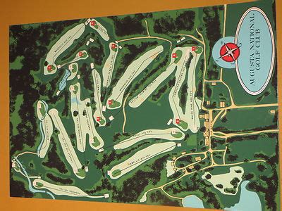 Masters Golf Course Map