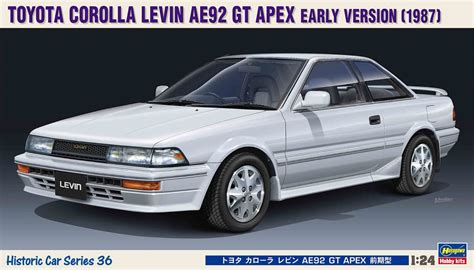 Hasegawa 1/24 Toyota Corolla Levin AE92 GT Apex Early Version 1987 21136