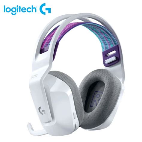 【Logitech 羅技】G733 RGB炫光無線電競耳機麥克風 白-三井3C購物網