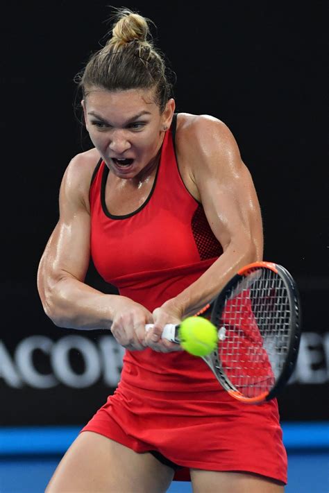 SIMONA HALEP at Australian Open Tennis Tournament Final in Melbourne 01 ...