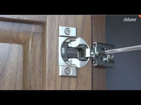 blum COMPACT BLUMOTION Hinge Adjustment - YouTube