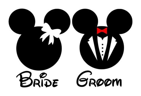 Clipart Mickey Mouse Wedding