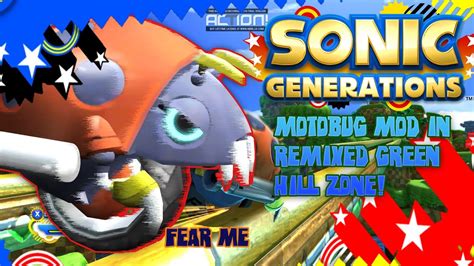 Sonic Generations PC: MOTOBUG MOD in REMIXED Green Hill Zone! - YouTube