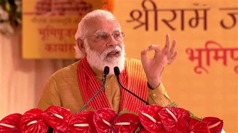 PM Modi ram mandir groundbreaking ceremony speech highlights 10 points ayodhya – India TV