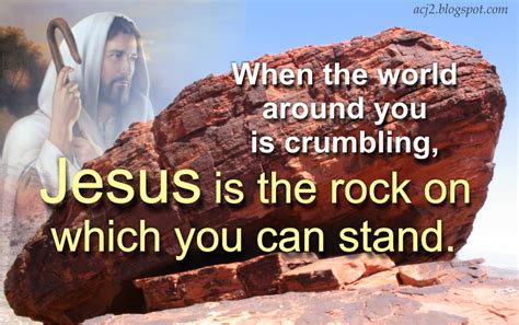 Jesus, our Rock | Ric's Inspirational Verses